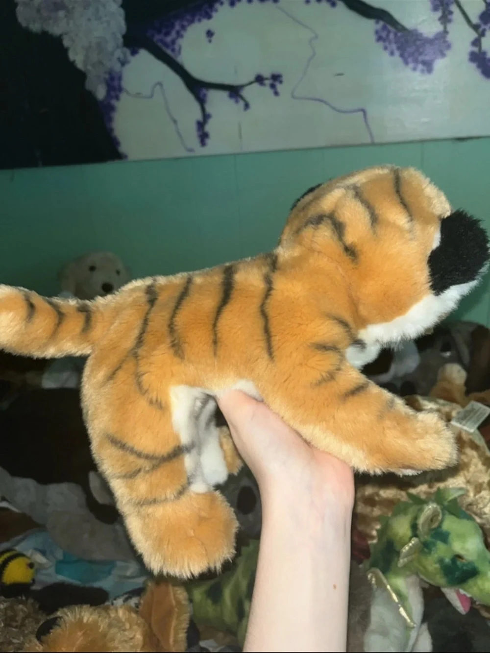 Nature babies extremely rare Bengal Tiger cub floppy vintage stuffed animal